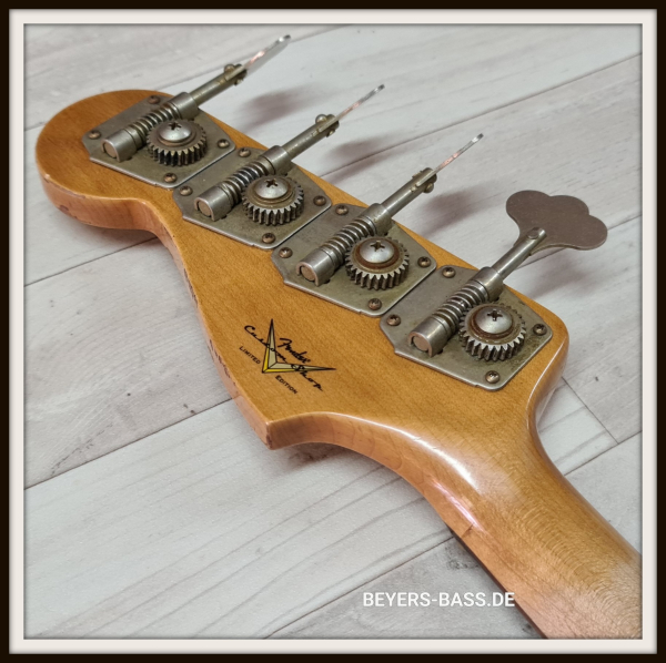 Fender Custom Shop LTD 60s Jazz Bass, Relic 3 Tone Sunburst, Limited Edition *B-Ware*